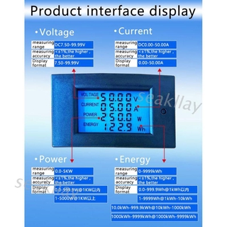 Thiết bị đo năng lượng nguồn điện DC 5KW 50A