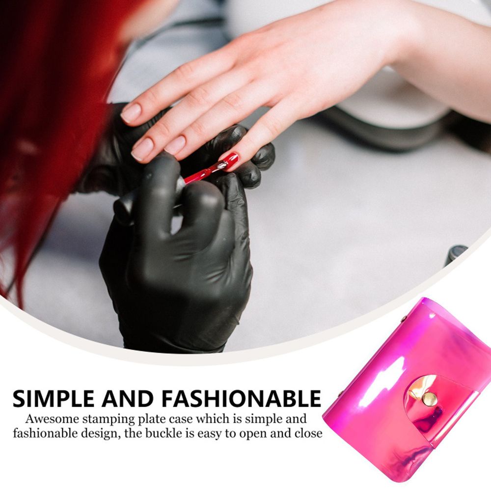 Túi đựng thẻ trang trí móng tay 20 ngăn nhiều màu sắc xinh xắn