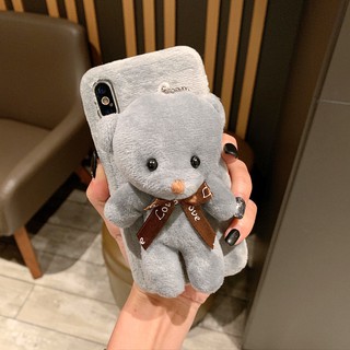 Ốp điện thoại iphone gấu bông nổi n07