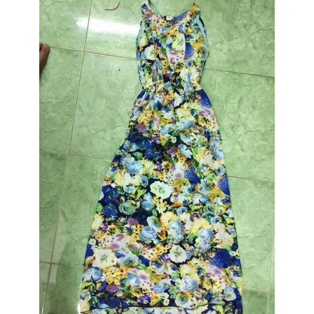 Đầm maxi hoa