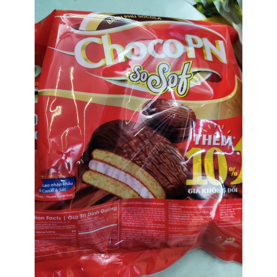 Bánh Chocopie Phạm Nguyên túi 10 cái (gói 200g)