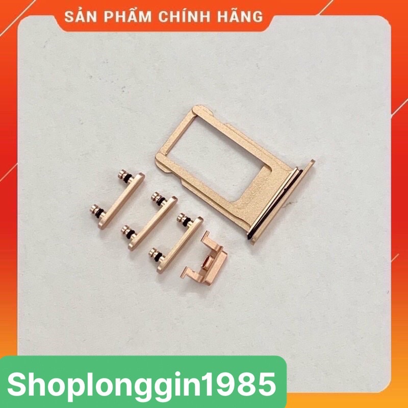 Bộ gồm khay sim+gạt rung+3 phím iPhone 6/6s/6p/6sp