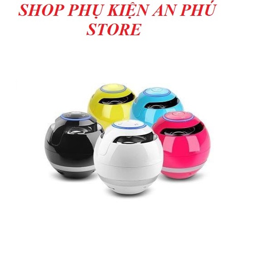 Loa Bluetooth 360 Di Động Hình Quả Cầu Tròn Hỗ Trợ Cắm Thẻ Nhớ Độc Đáo, có Led, âm thanh hay,