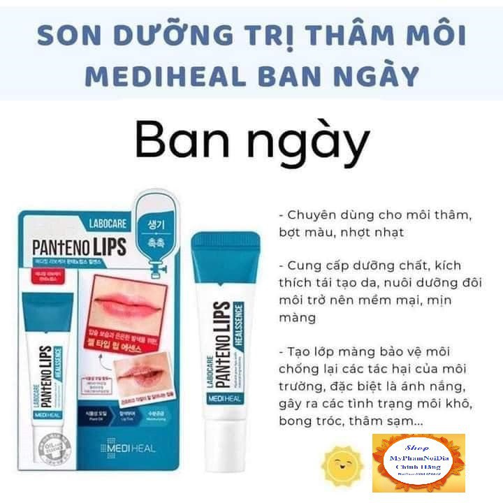 Son Dưỡng Môi Mediheal Labocare Panteno Lips Ban Ngày và Ban Đêm Dưỡng Ẩm Môi, Giảm Khô Môi Nứt Nẻ, Môi Căng Mọng