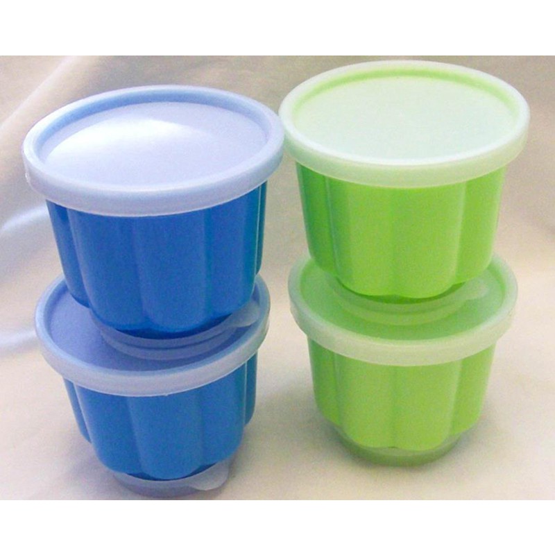 Bộ 6 khuôn làm rau câu , làm bánh có nắp đậy - BX1406