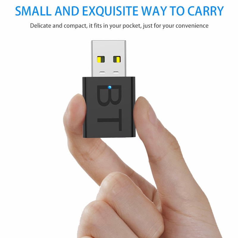 Usb Bluetooth 5.0 Chuyển Đổi Âm Thanh Aux Rca Usb 3.5mm Đa Năng Chuyên Nghiệp Dành Cho Tv / Máy Tính / Xe Hơi