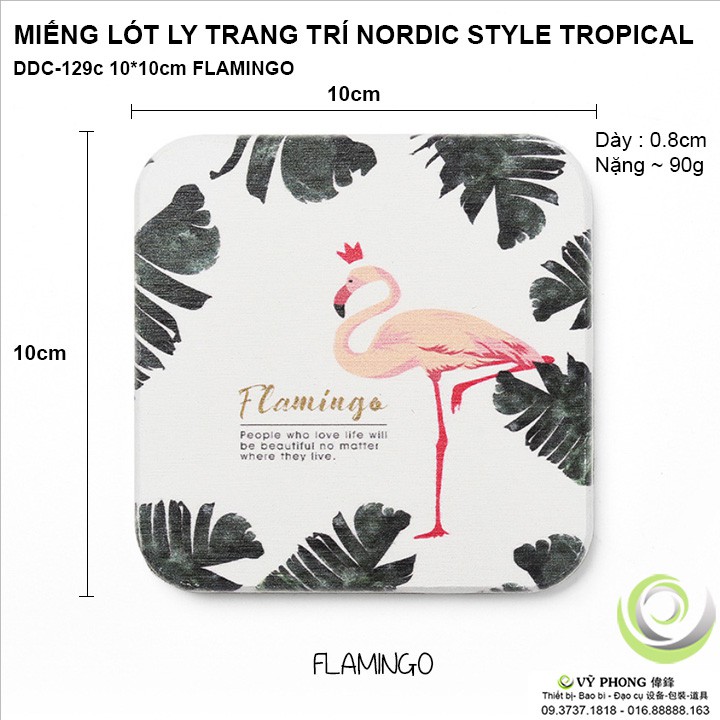 MIẾNG ĐẾ LÓT NHỎ TRANG TRÍ INS TROPICAL STYLE CHỤP ẢNH SẢN PHẨM DDC-129a,b,c,d