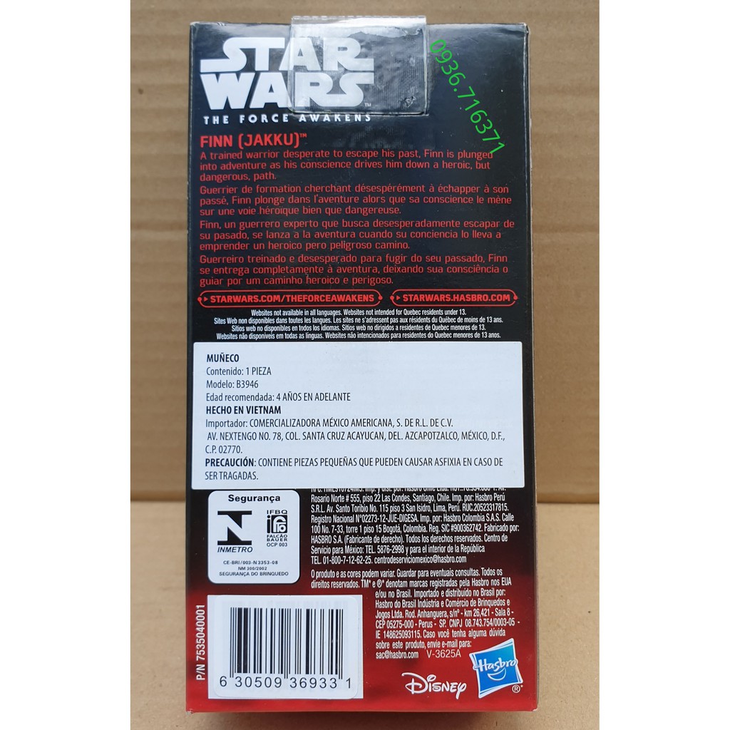 Mô hình nhân vật Starwars - Hasbro