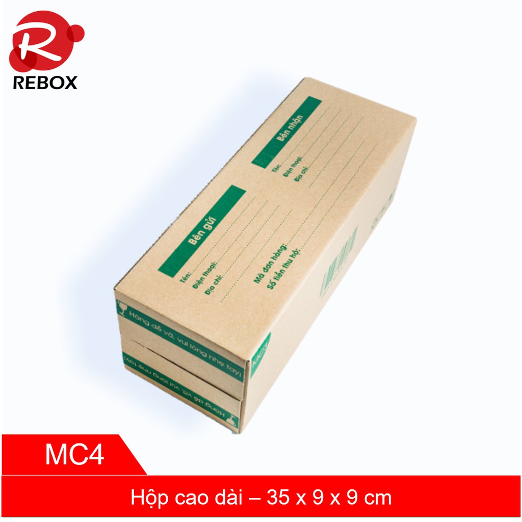 Hộp carton 35x9x9 - Combo 60 thùng hộp đóng hàng giá rẻ