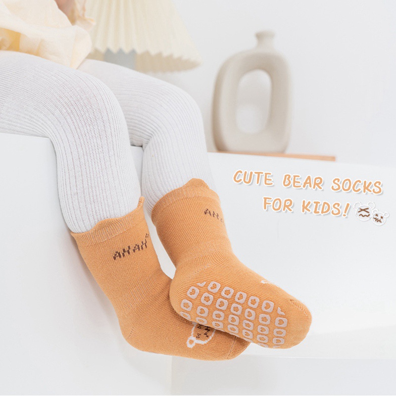 Vớ Cotton Mềm Chống Trượt Cho Bé 0-5 Tuổi