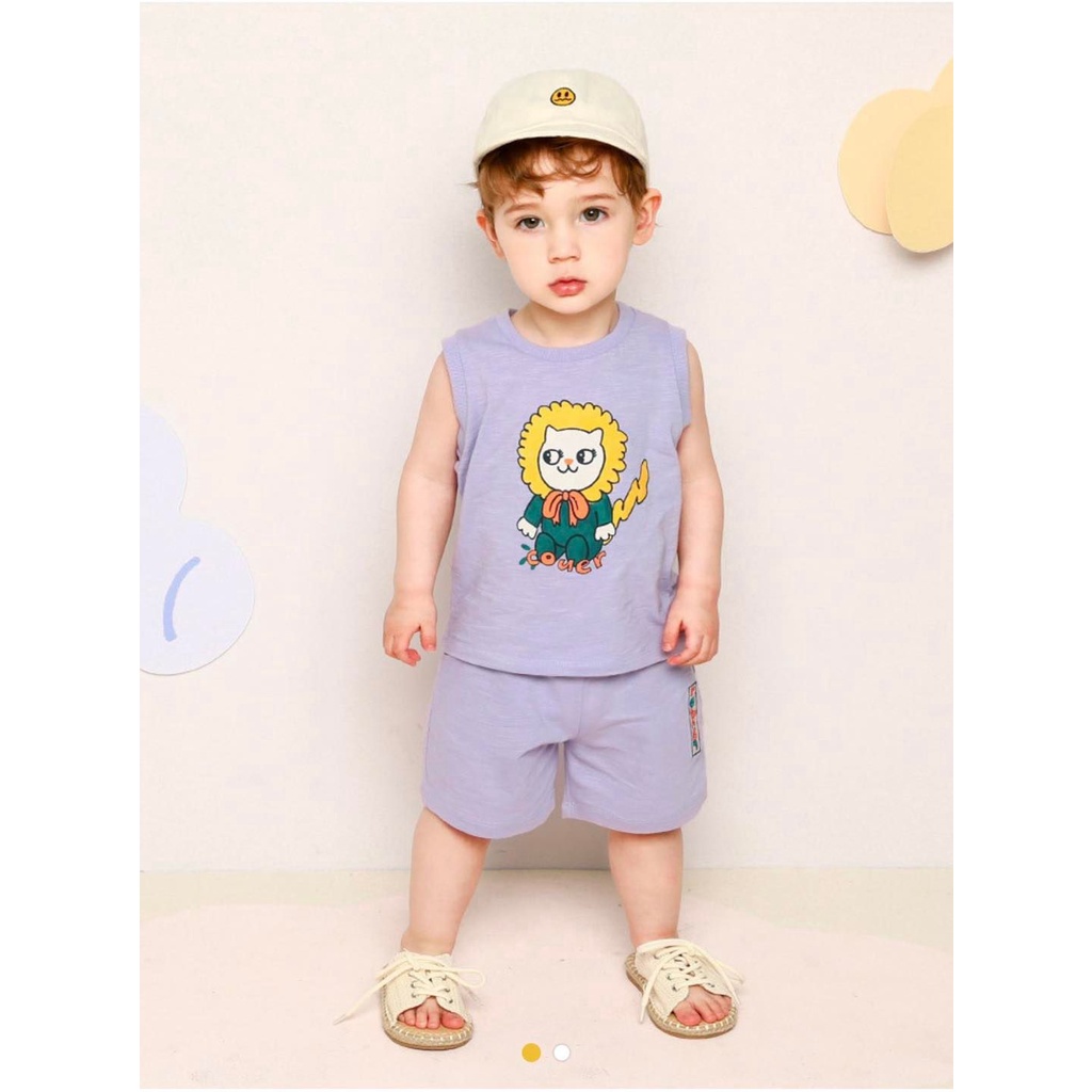 Bộ hè xuất xịn Milk Mile sát nách bé trai bé gái hình ngộ nghĩnh