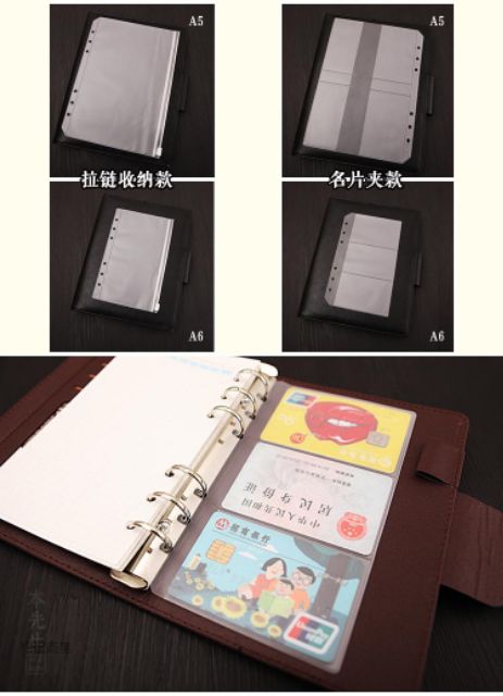 TÚI ZIP CHO PLANNER ,SỔ CÒNG A5/A6