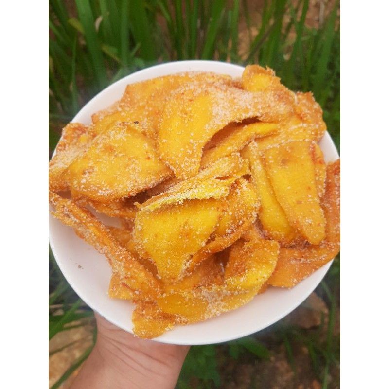 500gr xoài sấy chanh, muối ớt chua ngọt siêu ngon