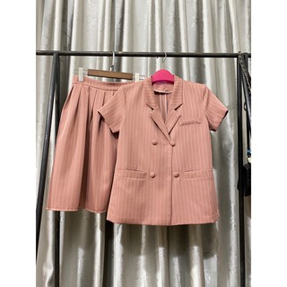 Set blazer tay cộc các màu