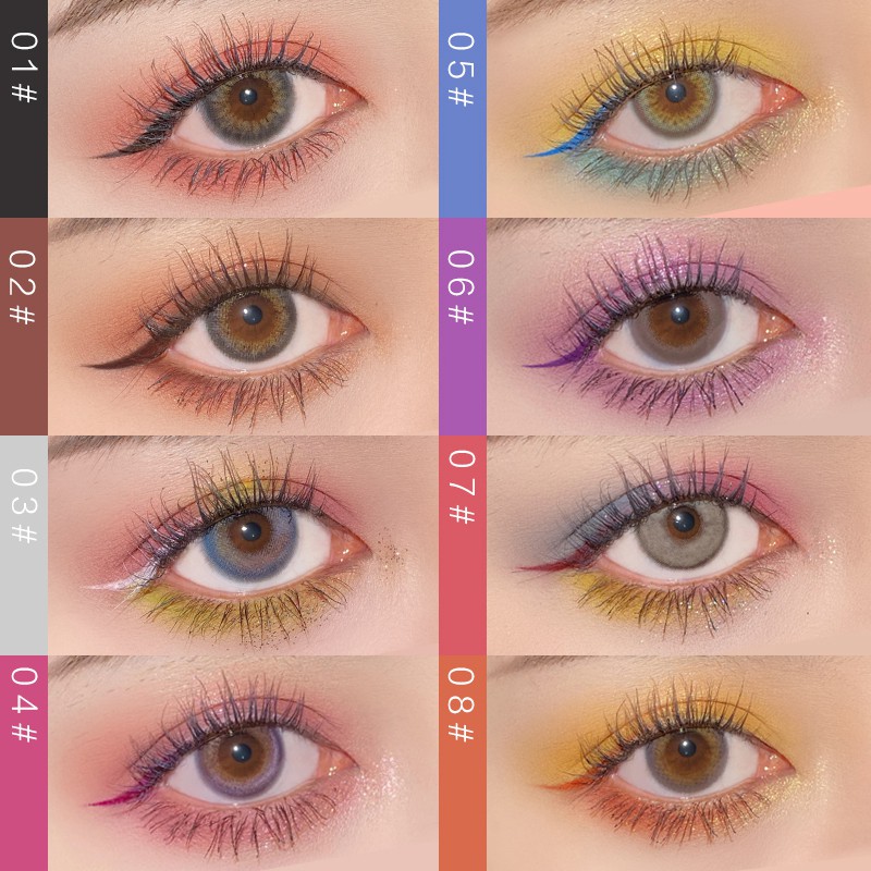 [Hàng mới về] Bút kẻ mắt Novo 8 màu tùy chọn chống nước lâu trôi khô nhanh tiện lợi | BigBuy360 - bigbuy360.vn