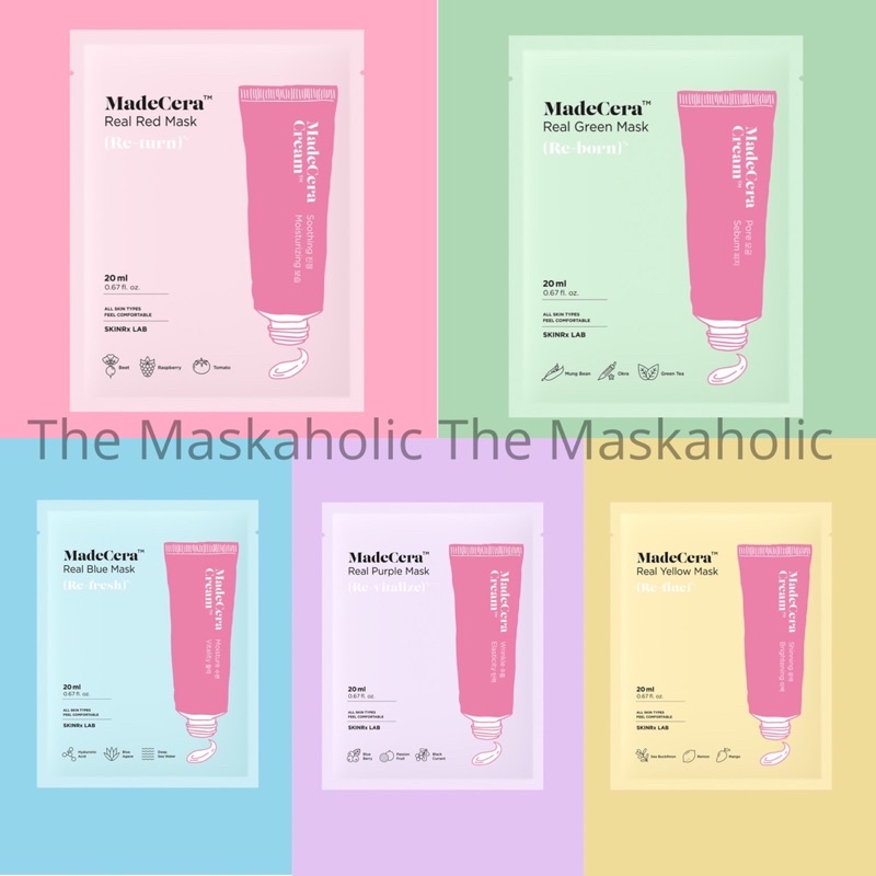 Mặt nạ giấy SKINRX MadeCera Real Mask