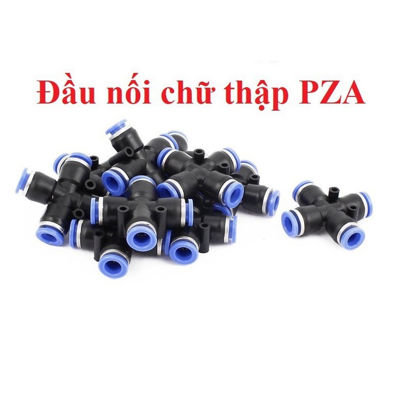 Đầu nối chữ thập, cộng PZA khí nén, phun sương chịu được áp lực cao