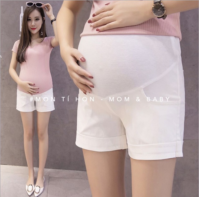 Quần Sooc đùi Bầu quần Kaki Quảng Châu cao cấp - Nhiều màu - size M/L/XL/XXL