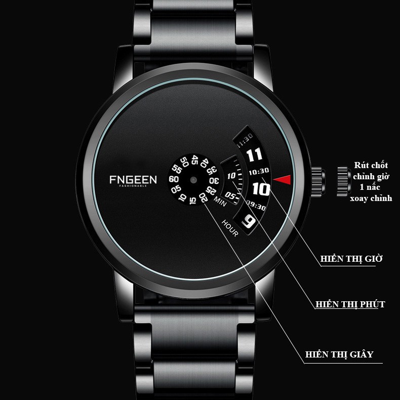 Đồng hồ nam FNGEEN G023F đồng hồ thạch anh siêu mỏng