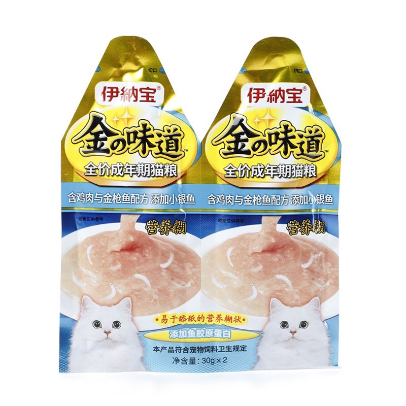 Pate cho mèo Ciao đôi INABA mùi vị đa dạng gói lẻ 30gr - Pate súp thưởng dinh dưỡng cho mèo - TITIPETS