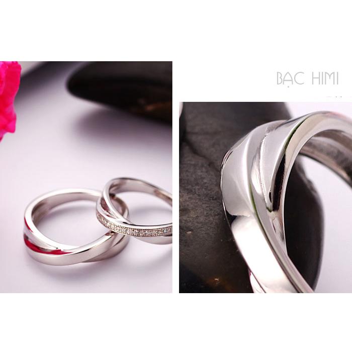 Nhẫn đôi Bạc Hiểu Minh NC119 nhân tố bí ẩn
