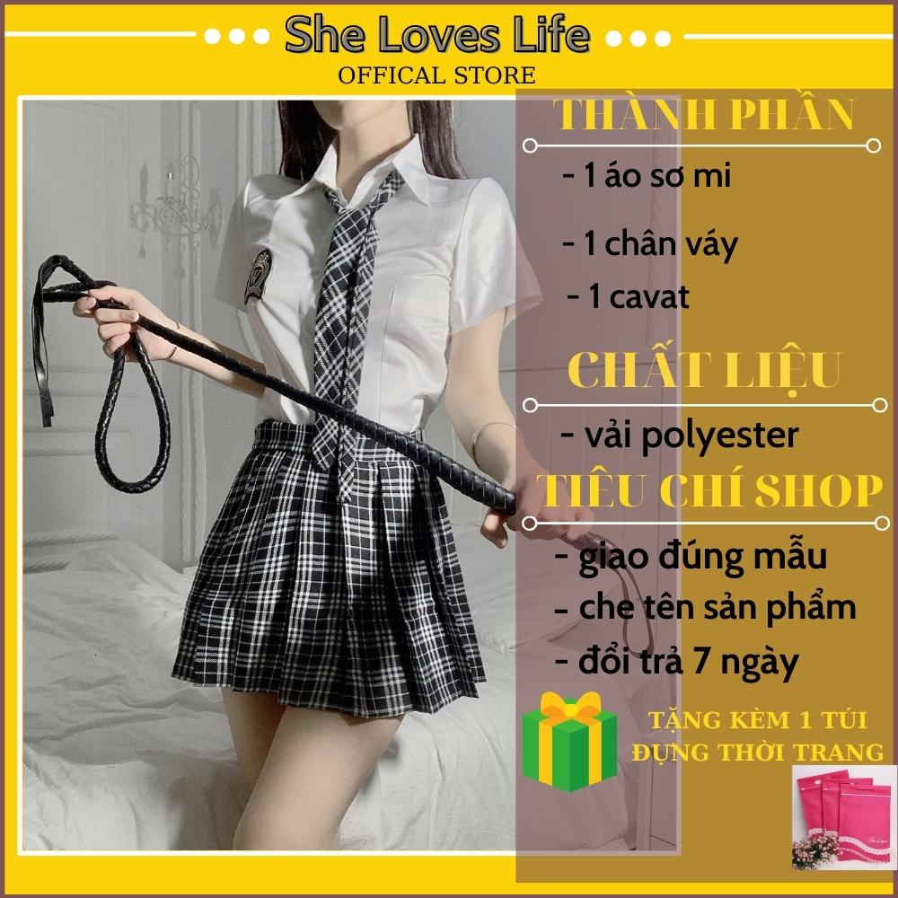 Đồ Ngủ Sexy Cosplay Học Sinh Quyến Rũ Gợi cảm