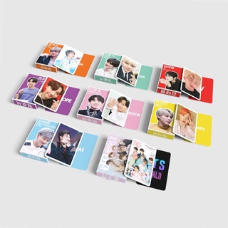 Hộp 54 thẻ ảnh nhóm nhạc JIN,SUGA,JIMIN,JUNGKOOK,RM,J-HOPE