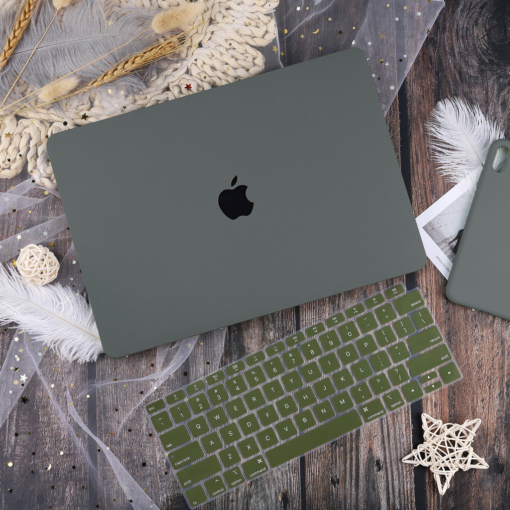 Giảm 70% Ốp Nhựa Cứng Batianda Cho Macbook , Dark Green,Air13:A1466/A1369 _Giá Gốc_ 375000 - 14K200