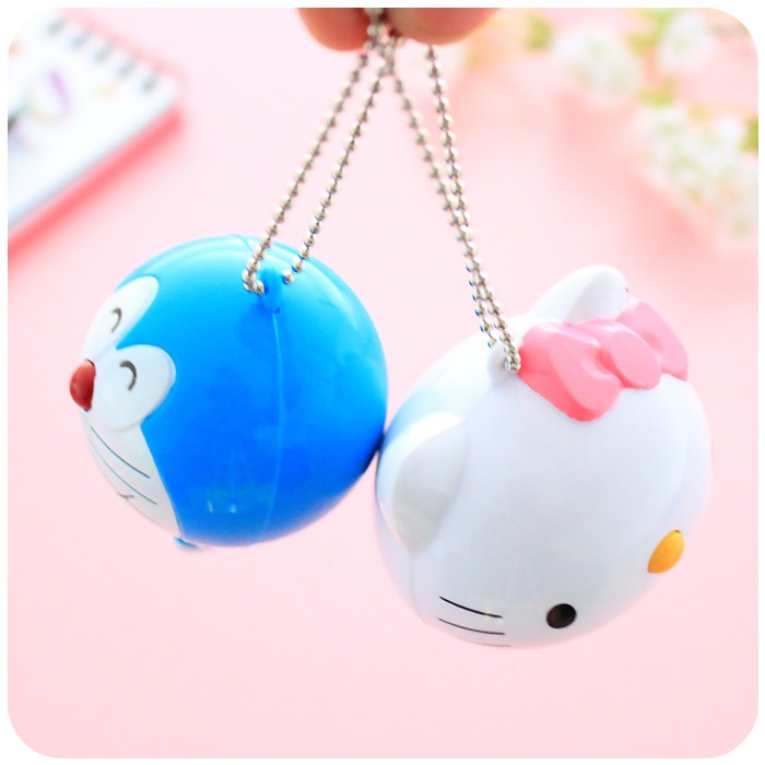 Thước dây kèm móc khóa hình Hello Kitty đáng yêu