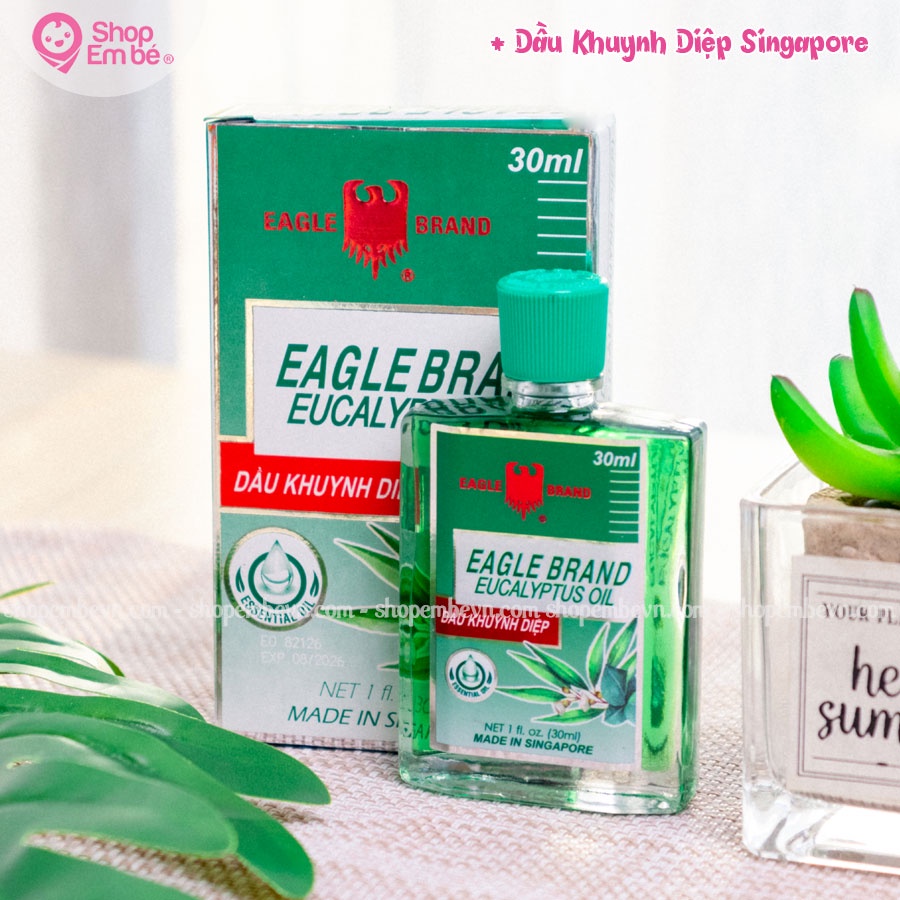 Dầu khuynh diệp cho bé Singapore giúp phòng cảm lạnh, làm ấm và phụ nữ có thai, Shop em bé