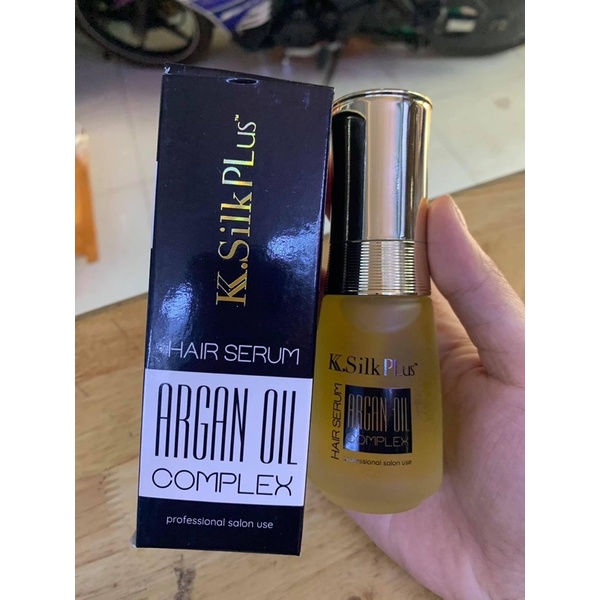 Serum dưỡng bóng tóc K.Silk Plus Argan Oil Complex 60ml