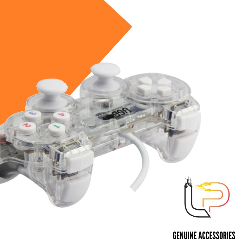 TAY CẦM CHƠI GAME ĐƠN RUNG CÓ LED SENZE EW-702 - GAMEPAD LED SENZE EW-702