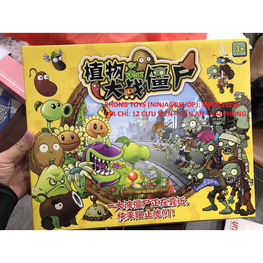 Bộ đồ chơi Hoa quả nổi giận Plants And Zombie phần 3 : cuộc chiến của hoa quả và Zombie