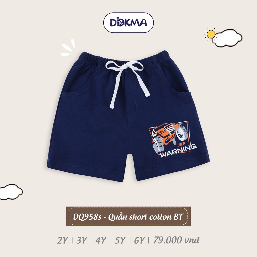 Quần đùi dokma 2-6Y DQ956S cho bé