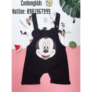 Set áo và quần Mickey cho bé HM dư xịn