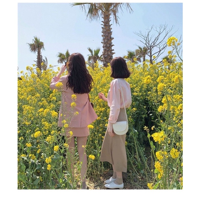 Set Đồ Áo Blazer + Chân Váy  Cao Cấp Sang Trọng Nhẹ Nhàng