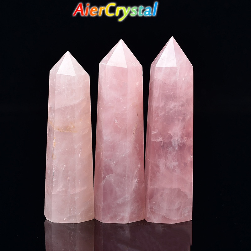 Đá Thạch Anh Tự Nhiên Màu Hồng Xinh Xắn