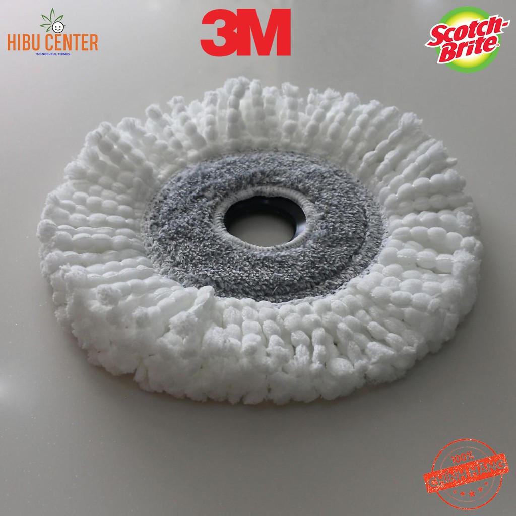 Bông Lau Scotch-Brite 3M Thay Thế Cây Lau Nhà 360 Độ Mới – Hàng Chính Hãng - HIBUCENTER