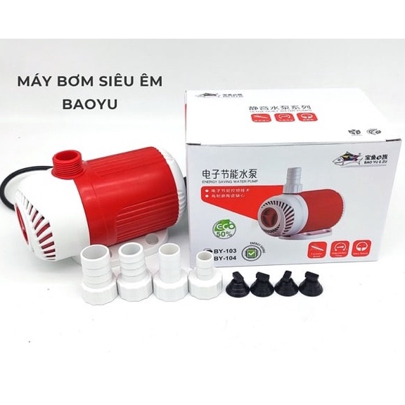 Bơm bể cá, hồ cá, bể thuỷ sinh Baoyu hàng công ty, siêu bền, tiết kiệm điện, an toàn tuyệt đối đủ công suất