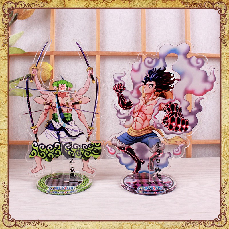 [Ảnh Thật] Mô hình luffy, zoro, one piece, đảo hải tặc chất liệu mica trong suốt cực đẹp [FREESHIP]