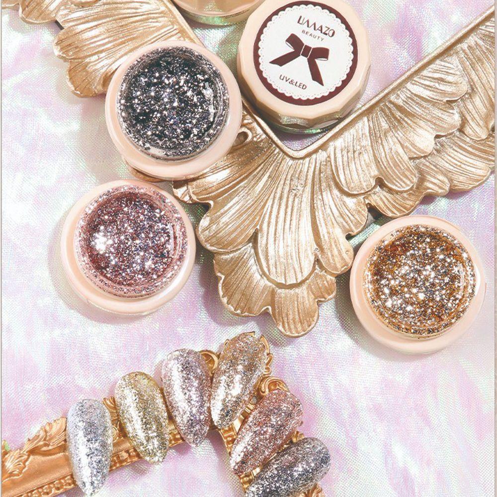 OCEANMAP Gel Sơn Móng Tay Bạch Kim Tuyến Bán Vĩnh Viễn DIY