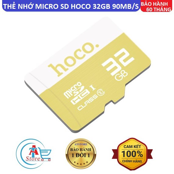 Thẻ Nhớ Micro SD Hoco 32G 90MB/s Class 10 Chính Hãng