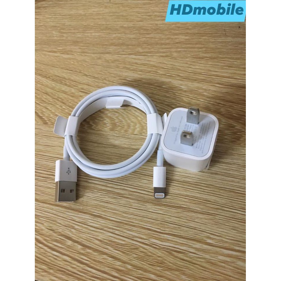 Bộ sạc cáp iphone củ vuông