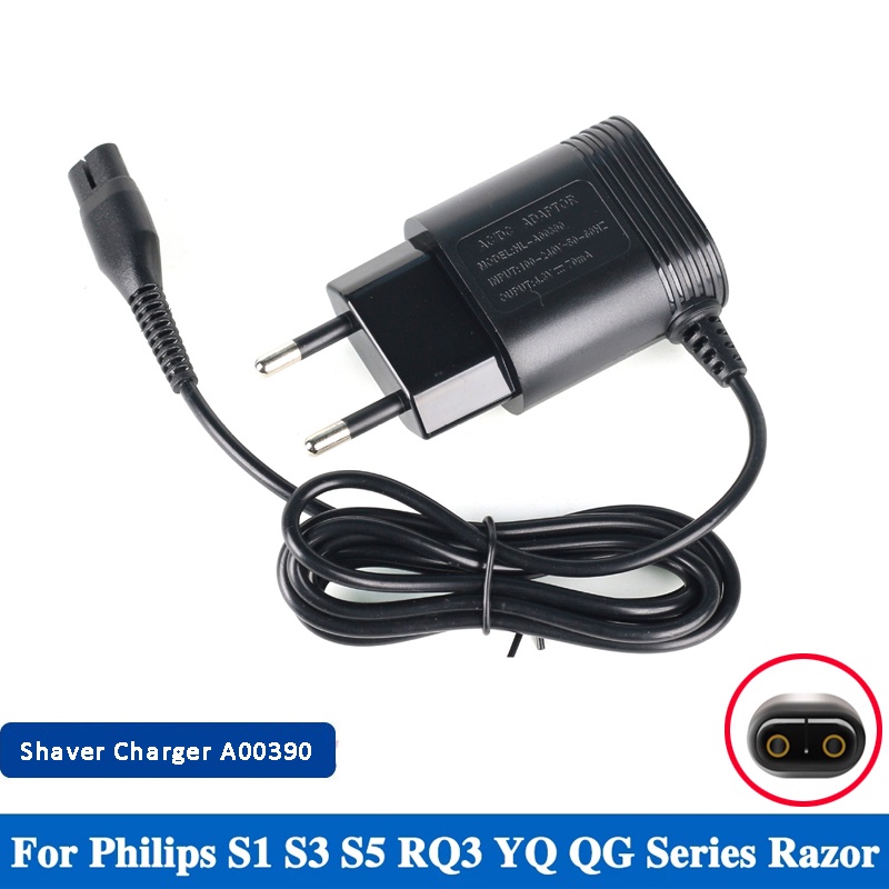 Bộ Sạc A00390 AC Dây AC 4.3V Cho Máy Cạo Râu PHILIPS Norelco OneBlade QP2520 QP2521 QP2523