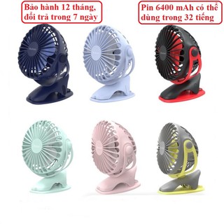Quạt sạc Yoobao, pin 6400mAh, xoay 720 độ, chạy liên tục tới 32 tiếng