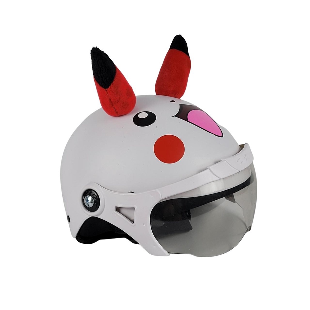 MŨ BẢO HIỂM TRẺ EM PIKACHU 8 MÀU CÓ KÍNH-AN TOÀN-ĐẠT CHUẨN ( &lt;8 Tuổi )