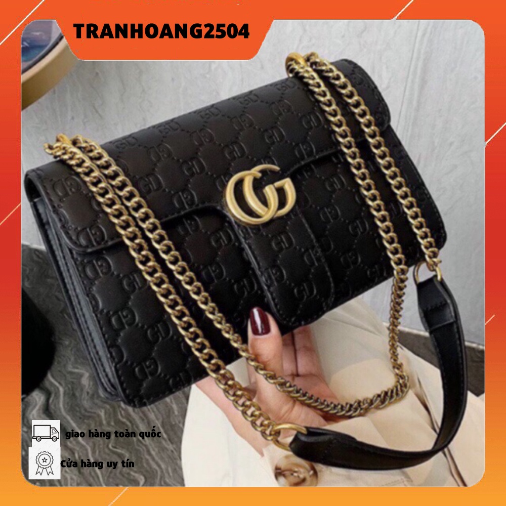 Túi đeo chéo hàng quảng châu in vân chìm 576