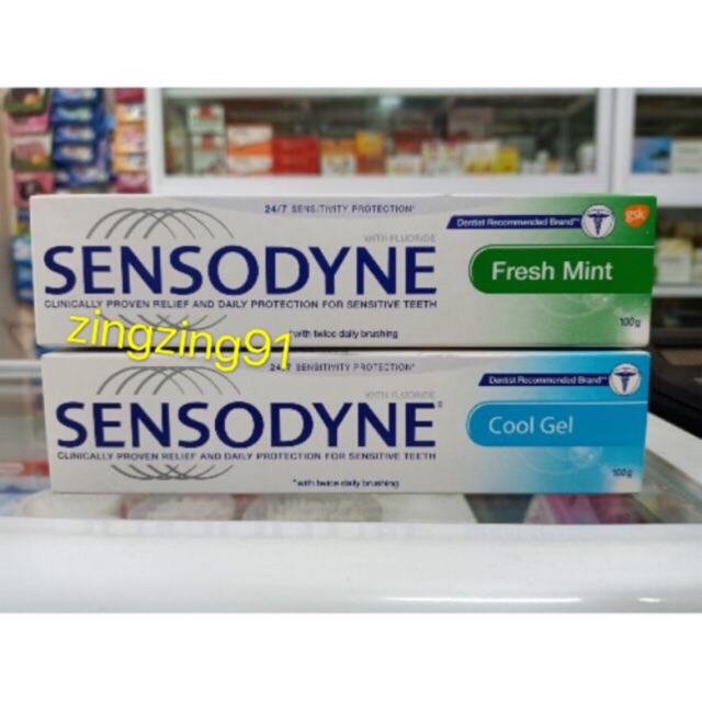 Kem đánh răng Sensodyne fresh mint & cool gel 100g