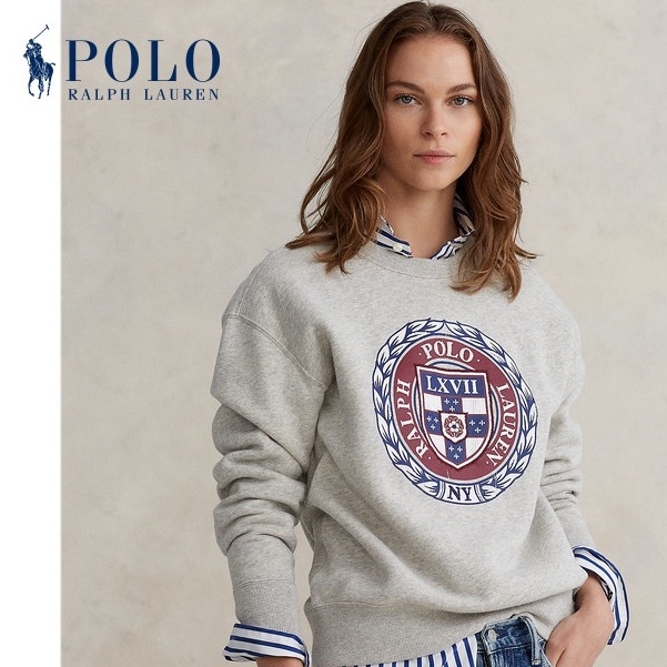 Áo sweater Ralph Lauren Rl22529 In Hình Huy Hiệu Thời Trang Cho Nam Nữ