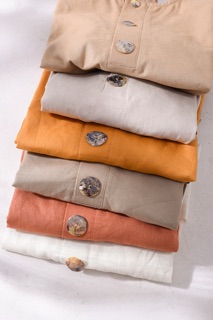 Linen with Button